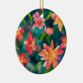 Bloemenschildering patroon Ornament (Rechts)