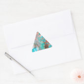 Bloemenschildering Sticker (Envelop)