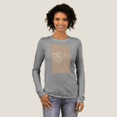 bloemenschildering t-shirt (Voorkant)