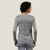 bloemenschildering t-shirt (Achterkant)