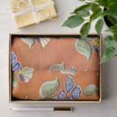 Bloemenschilderkunst Indiase wandkunst Tissuepapier (Geschenk)