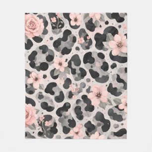 Bloemenschildpad Fleece Deken
