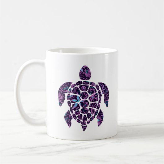 Bloemenschildpad Koffiemok (Links)