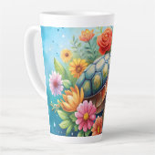 Bloemenschildpad Latte Mok (Linkerhoek)