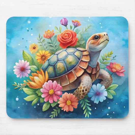 Bloemenschildpad Muismat (Voorkant)