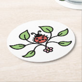 Bloemenschildpad Onderzetter (Gebogen)