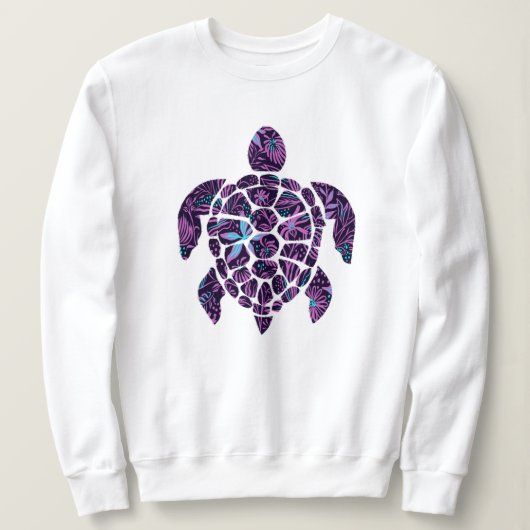 Bloemenschildpad trui (Design voorkant)