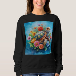 Bloemenschildpad Trui