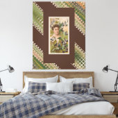 Bloemenschoonheid 40 canvas afdruk (Insitu (Slaapkamer))