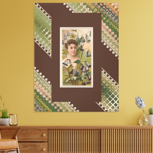 Bloemenschoonheid 40 canvas afdruk (Insitu (Woonkamer))