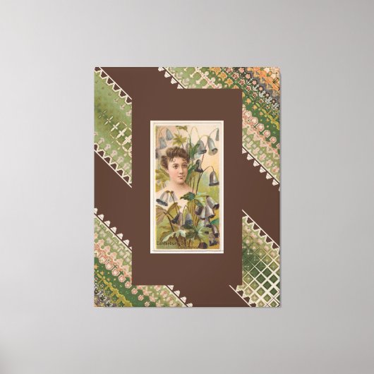 Bloemenschoonheid 40 canvas afdruk (Voorkant)