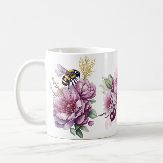 Bloemenschoonheid Koffiemok (Links)