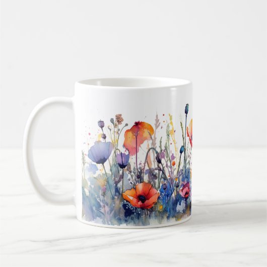Bloemenschoonheid  koffiemok (Links)