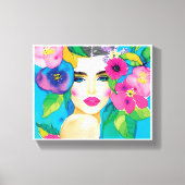 Bloemenschoonheid Wereldkleur 2 Canvasprint Canvas Afdruk (Voorkant)