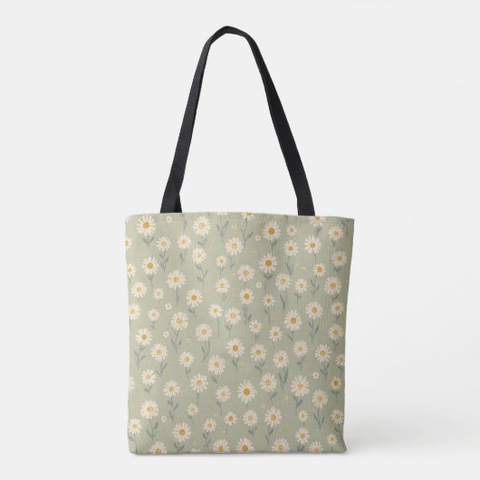 Bloemenschorttas Tote Bag (Achterkant)