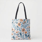 Bloemenschoudertas Tote Bag (Voorkant)