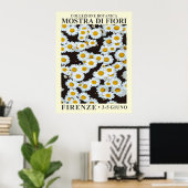 Bloemenschouwspel Nr. 5 Poster (Thuiskantoor)