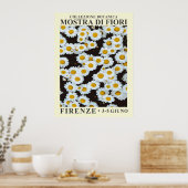 Bloemenschouwspel Nr. 5 Poster (Keuken)