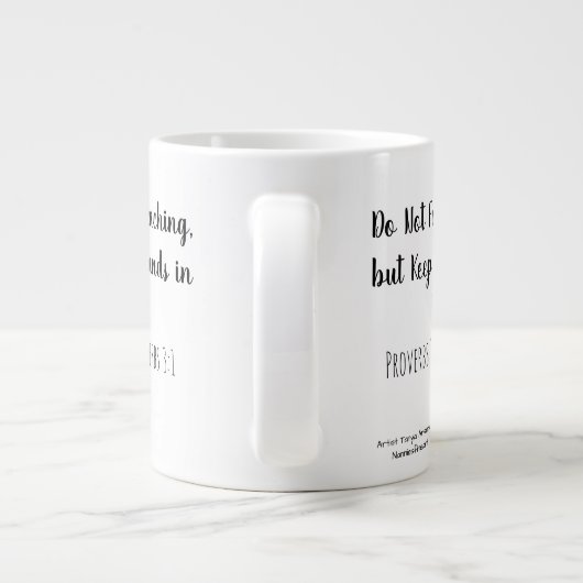 Bloemenschrift Grote Koffiekop (Achterkant)