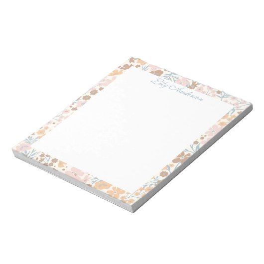 Bloemenschrift Notitieblok (Linkerzijde)