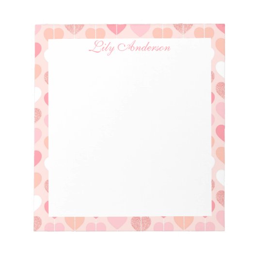 Bloemenschrift Notitieblok (Voorkant)