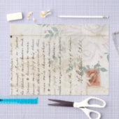  bloemenschrift tissuepapier (Craft)