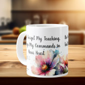 Bloemenschriftuur Grote Koffiekop