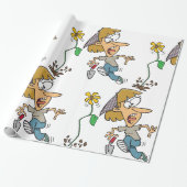 Bloemenschrik Cadeaupapier (Uitgerold)