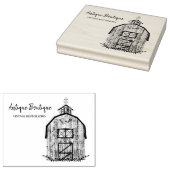 Bloemenschuur Antiek Shop Rubberstempel (Gestempeld)