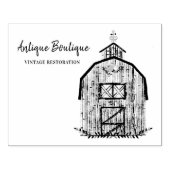 Bloemenschuur Antiek Shop Rubberstempel (Afrduk)