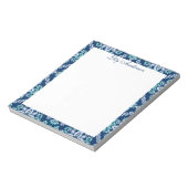 Bloemenscript notitieblok (Linkerzijde)