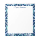 Bloemenscript  notitieblok (Voorkant)