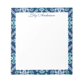 Bloemenscript  notitieblok