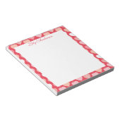 Bloemenscript  notitieblok (Schuin)