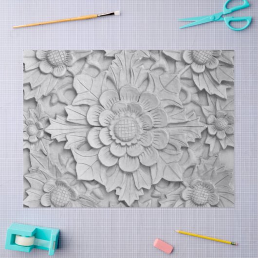 bloemensculptuur tissuepapier (Craft)