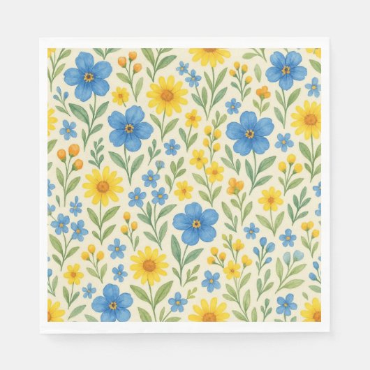 Bloemenservetten! Servet (Voorkant)