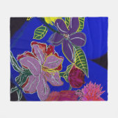 Bloemensessies fleece deken (Voorkant (Horizontaal))