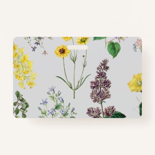  bloemenset badge (Voorkant)