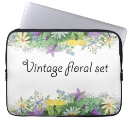  bloemenset laptop sleeve