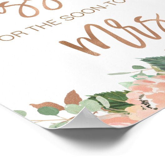 Bloemenshowers errad hoevele kusjes poster (Hoek)