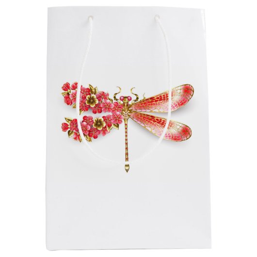 Bloemensier met juwelen sakura medium cadeauzakje (Voorkant)