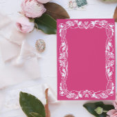 Bloemensierkunst nieuw frame Uitnodiging template