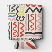 Bloemensjaal: vierkant Paisley Ornament Blikjeskoeler (Achterkant)