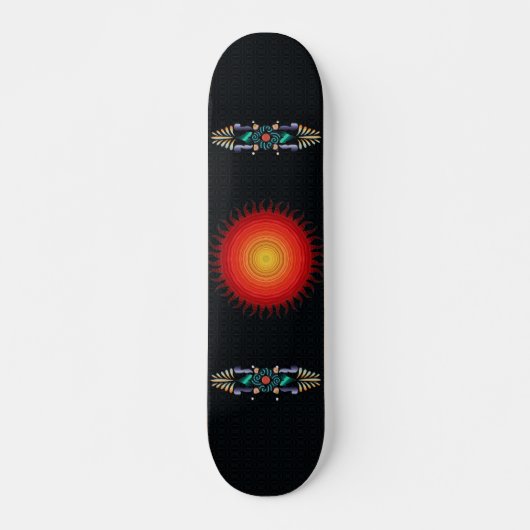 Bloemenskateboard Skateboard (Voorkant)