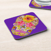 Bloemenskelet 4 - Tropisch Drankjes Onderzetter (Linkerzijde)