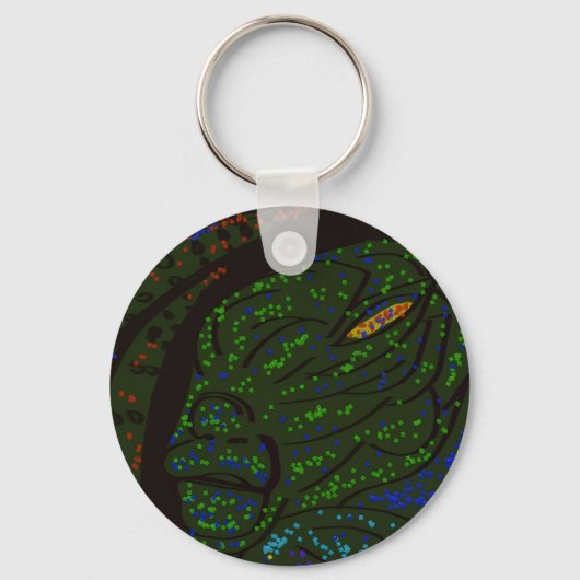 Bloemenslang Keychain (Achterkant)