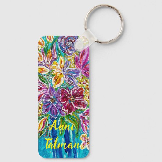 Bloemensleutelhanger Sleutelhanger (Achterkant)