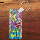 Bloemensleutelhanger Sleutelhanger (Achterkant)