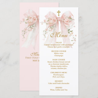Bloemenslinger Eerste Heilige Communie - Coquette Menu