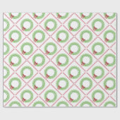 Bloemenslinger Inpakpapier Blockprint (Vlak)